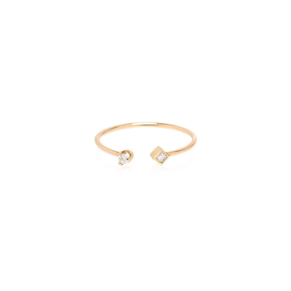 Zoe chicco diamond 14k open ring